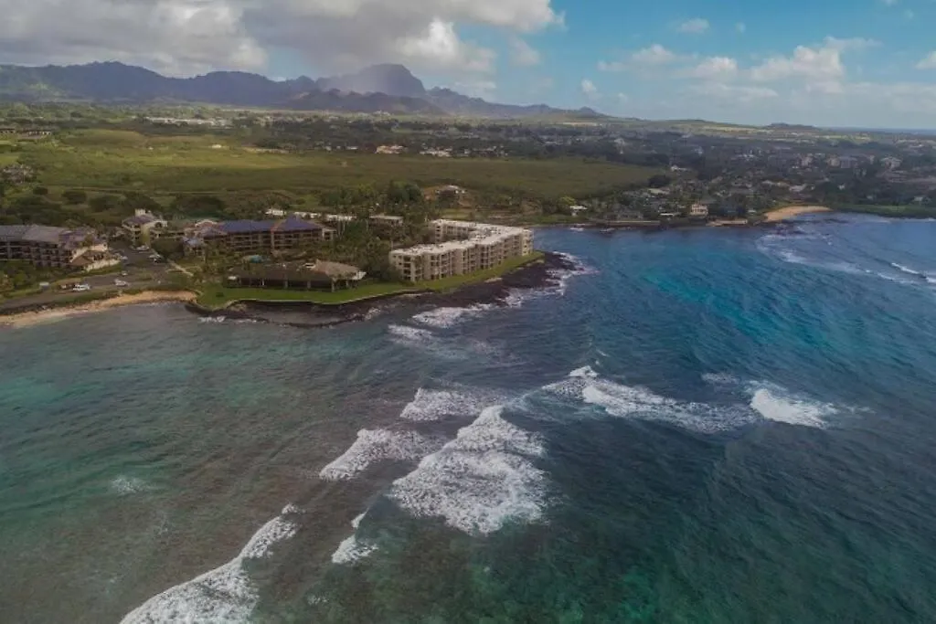 Lejlighed Kuhio Shores- Oceanfront, Ac, Ground Floor Koloa